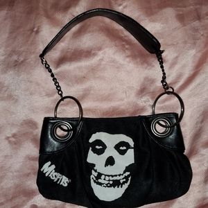 Black Misfits Mini Shoulder Bag